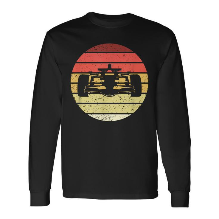 Racing Car Retro Style Vintage Long Sleeve T-Shirt Gifts ideas