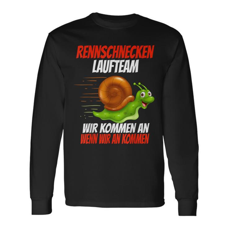 Racing Snails Running Team Jogging Runner Langarmshirts Geschenkideen