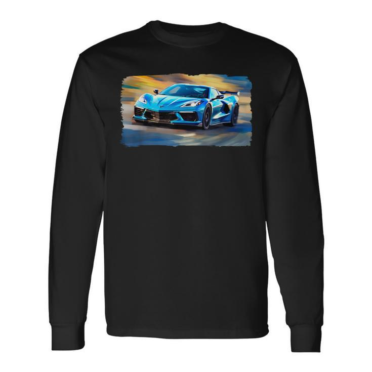 Rapid Blue C8 In A Blur Long Sleeve T-Shirt Gifts ideas