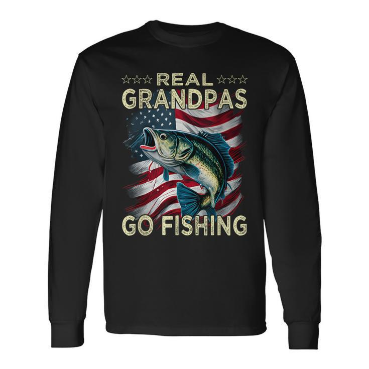 Bass Master Fishing Tackle Lure Largemouth Bass Fishing Long Sleeve T-Shirt  - Monsterry