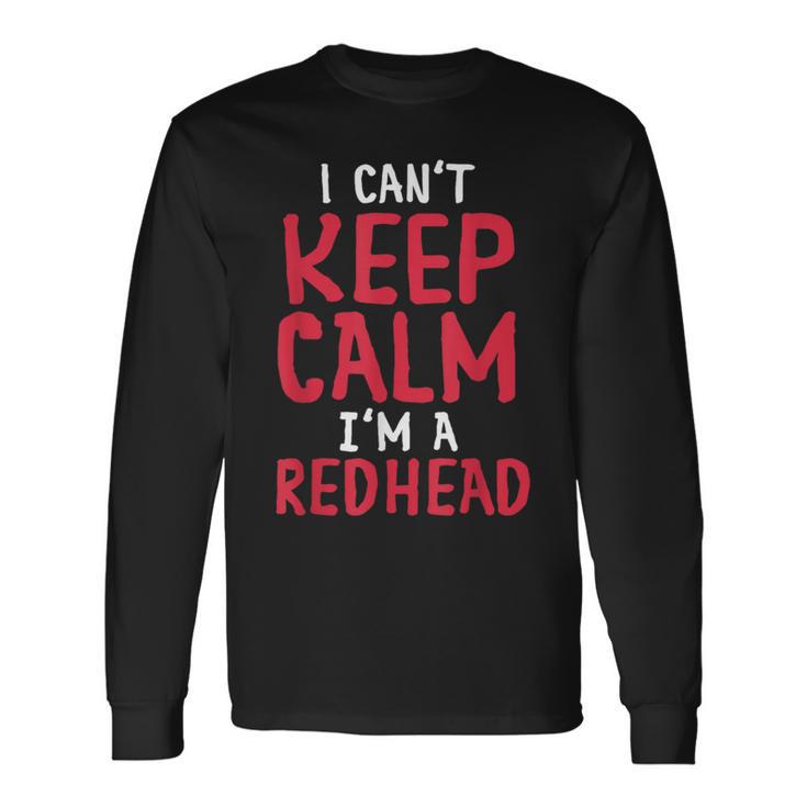 Redhead Irish Pride Outfit Red Hair Long Sleeve T-Shirt