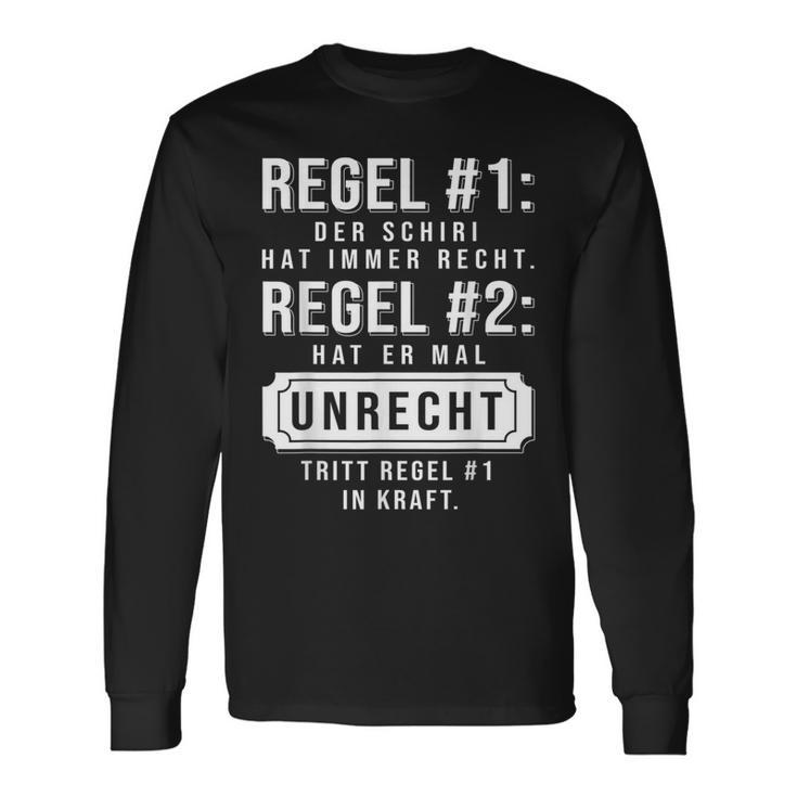 Referee Unparteiischer Referee Langarmshirts Geschenkideen