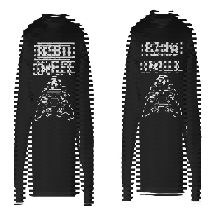 Regalo De 8 Años De Aniversario Para Pareja Nivel 8 Completo Camiseta de manga larga
