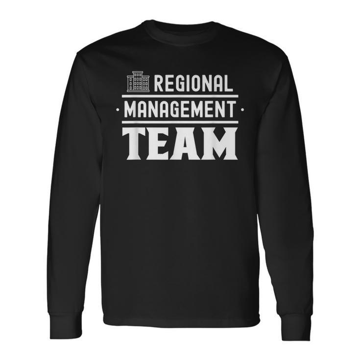 Regionales Managementteam Regionalleiter Regional Manager Langarmshirts Geschenkideen