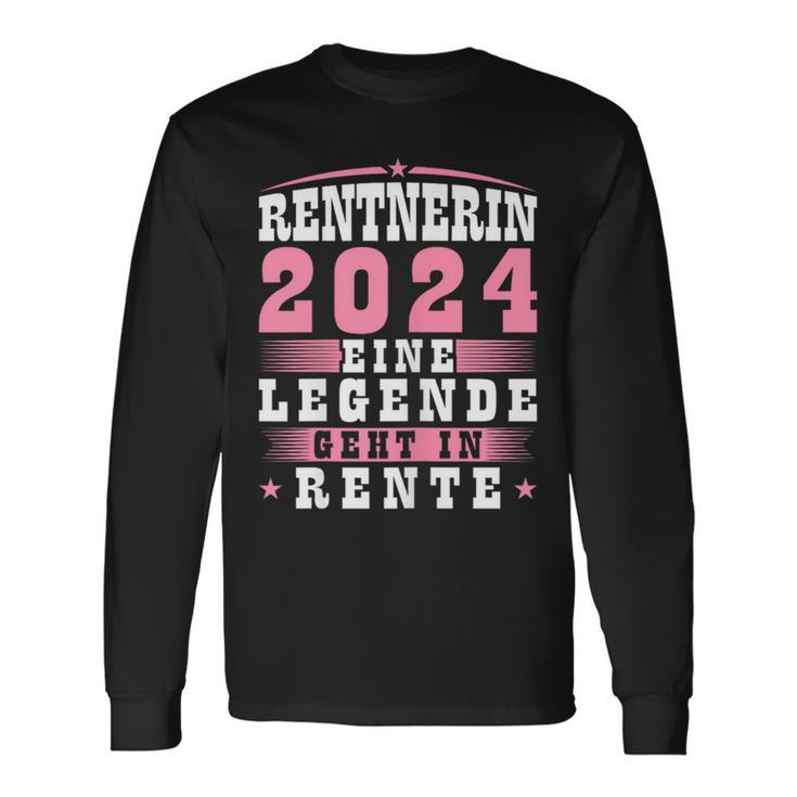 Rentnerin 2024 Eine Legende Geht In Rente Langarmshirts Geschenkideen