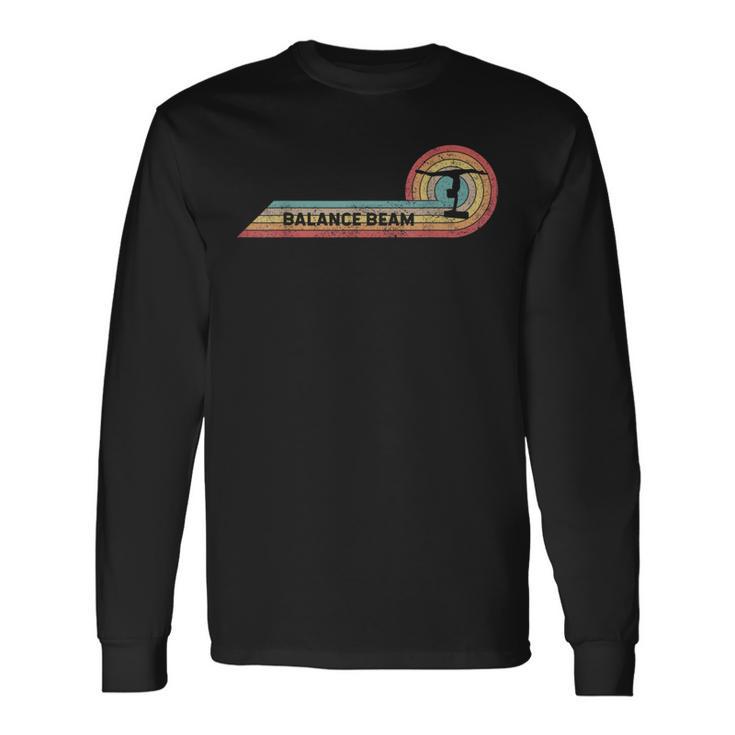 Retro Balance Beam Vintage Player Film Strip Long Sleeve T-Shirt Gifts ideas