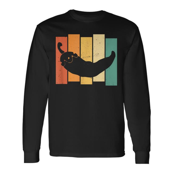 Retro Chipotle Spicy Chilli Mexican Food Vintage Chipotle Long Sleeve T-Shirt