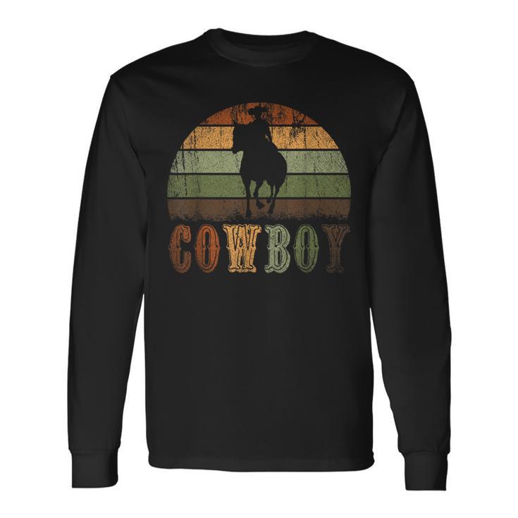 Retro Cowboy Langarmshirts Geschenkideen