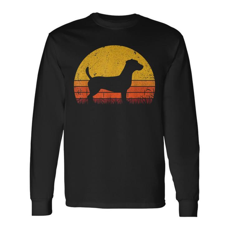 Retro Jack Russell Terrier Vintage Jack Russell Long Sleeve T-Shirt