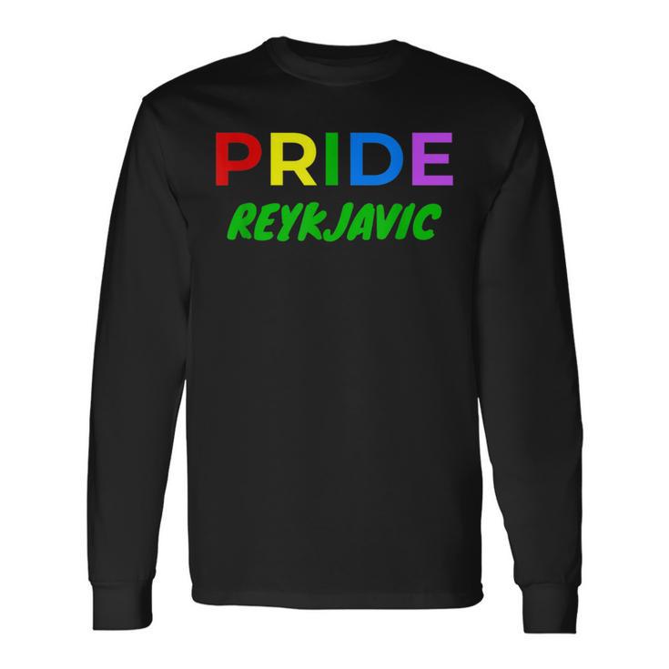 Reykjavik Pride Festival Iceland Lqbtq Pride Month Long Sleeve T-Shirt