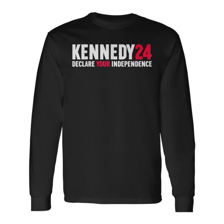Rfk Jr Declare Your Independence For President 2024 Long Sleeve T-Shirt