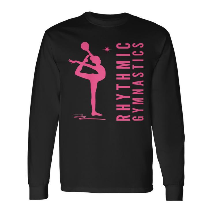 Rhythmische Sportgymnastik Gymnastik Gymnastin Mit Ball Langarmshirts Geschenkideen