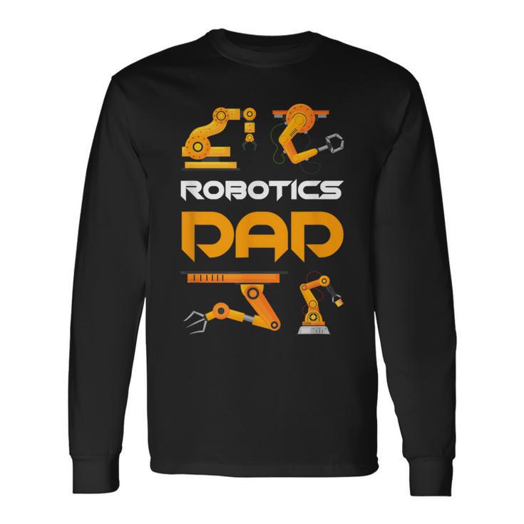 Robotik Papa Langarmshirts Geschenkideen