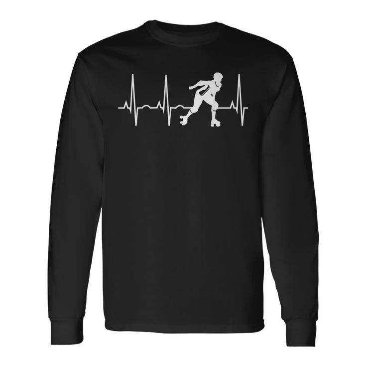 Roller Derby Roller Derby Heartbeat Long Sleeve T-Shirt