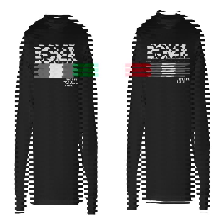 Roma Italia Regalo Italiano Souvenir Roma Italia Camiseta de manga larga