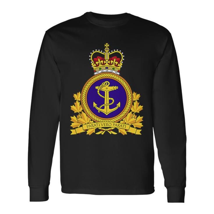 Royal Canadian Navy Rcn Military Armed Forces Long Sleeve T-Shirt