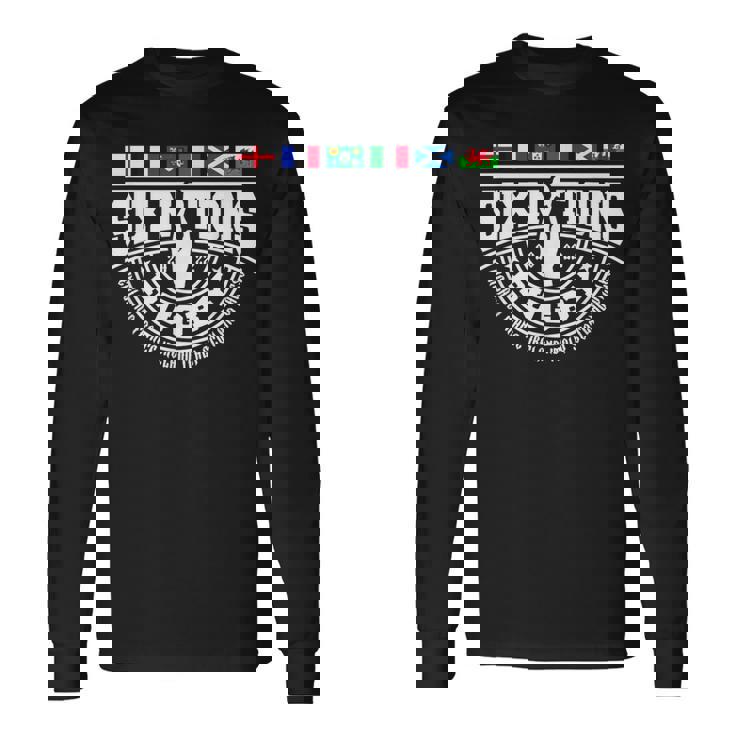 Rugby 6 Naciones Inglaterra Francia Gales Escocia Italia Irlanda Camiseta de manga larga