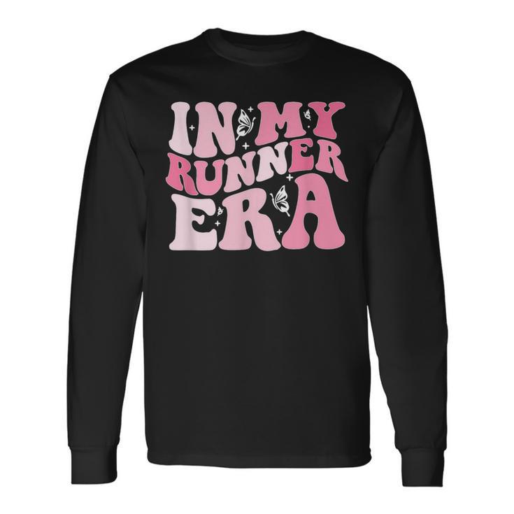 In My Runner Era Running Marathon Fitness Running Mom Long Sleeve T-Shirt