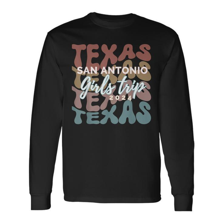 San Antonio Texas Girls Trip 2024 Matching Group Long Sleeve T-Shirt