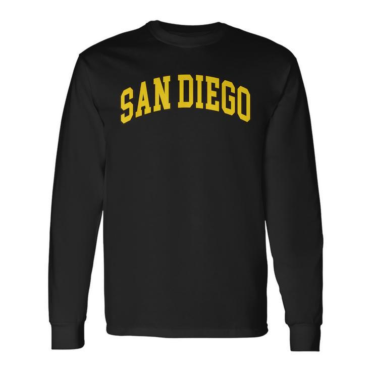 San Diego Hometown Pride Throwback Print Classic Long Sleeve T-Shirt Gifts ideas