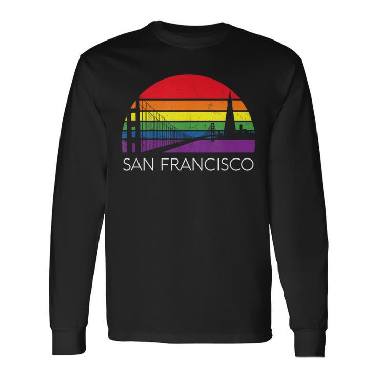 San Francisco Golden Gate Oakland Bay Area Town Tech Pride Long Sleeve T-Shirt