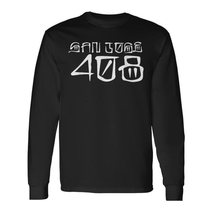 San Jose Sj 408 San Jose Pride San Jo Old School Cholo Long Sleeve T-Shirt