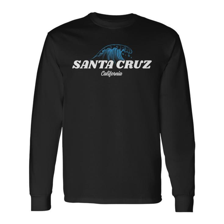 Santa Cruz California Vintage Retro 80S Surfer Langarmshirts Geschenkideen