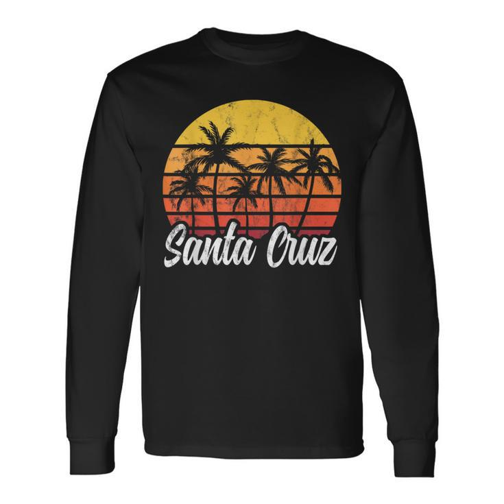 Santa Cruz Retro Vintage 70S 80S California Langarmshirts Geschenkideen