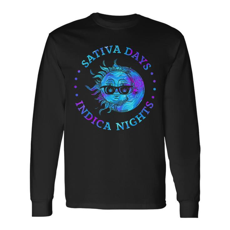 Sativa Days Indica Nights Long Sleeve T-Shirt