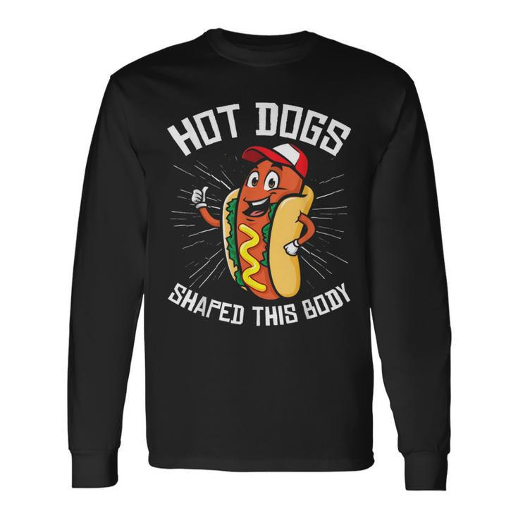 Sausage Hot Dogs Hotdog Hot Dog Long Sleeve T-Shirt