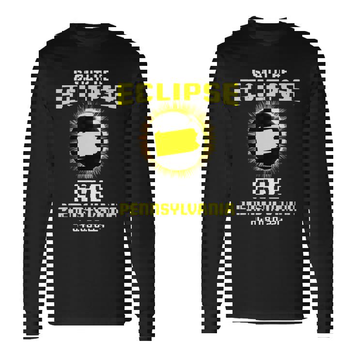 Willsboro Ny New York Total Solar Eclipse 2024 Long Sleeve T