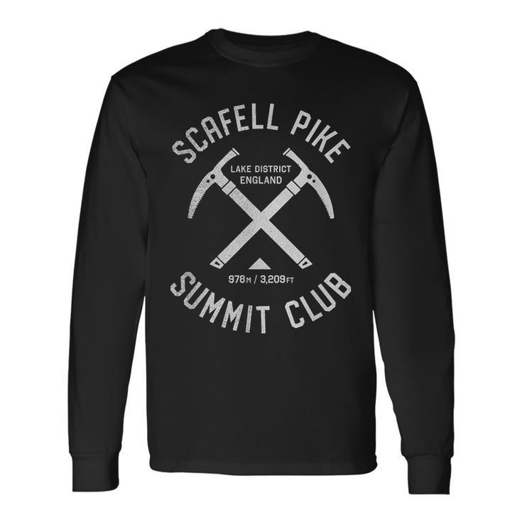 Scafell Pike Summit Club I Climbed Scafell Pike Long Sleeve T-Shirt