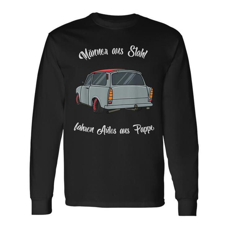 Schwarzes Langarmshirts Männer aus Stahl, Auto-Motiv Spruch Geschenkideen