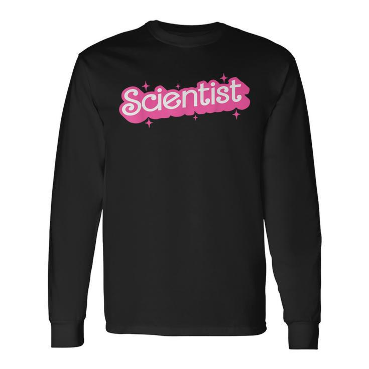 Scientist Pink Lab Week 2024 Phd Feminist Long Sleeve T-Shirt