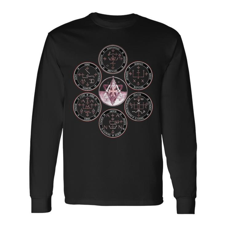 The Seals Of The Seven Archangels Long Sleeve T-Shirt