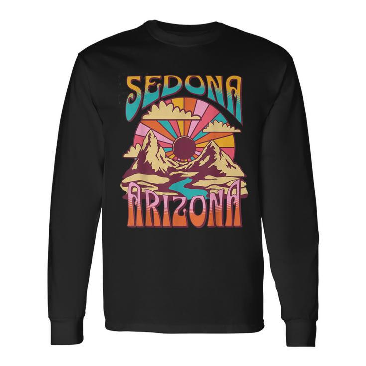 Sedona Arizona Nature Hiking Mountains Outdoors Long Sleeve T-Shirt Gifts ideas
