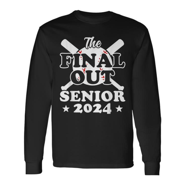 Senior 2024 Baseball Senior Year Class Of 2024 Long Sleeve T-Shirt