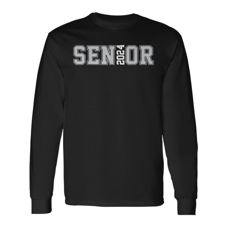 Senior 2024 Class Of 2024 Seniors Graduation 24 Long Sleeve T-Shirt Gifts ideas