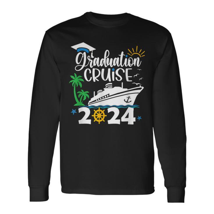 Senior Graduation Trip Cruise 2024 Aw Ship Party Cruise Long Sleeve T-Shirt