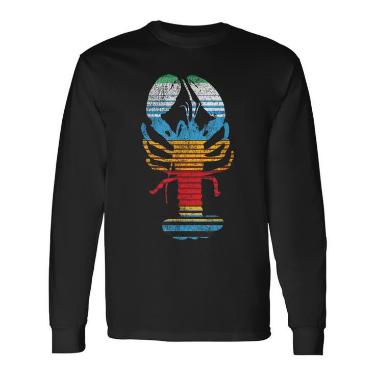 Serape Lobster Vintage Long Sleeve T-Shirt