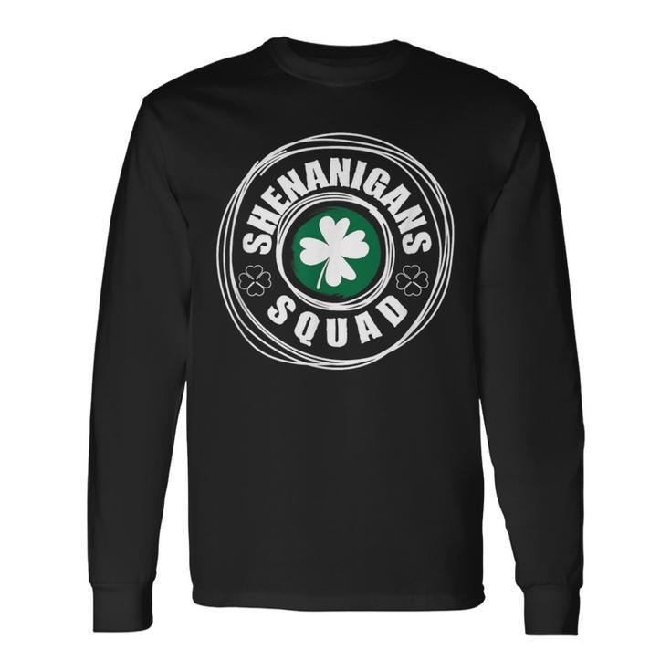 Shenanigans Squad St Patrick's Day Matching Group Long Sleeve T-Shirt