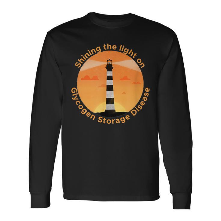 Shining The Light On Glycogen Storage Disease Gsd Long Sleeve T-Shirt