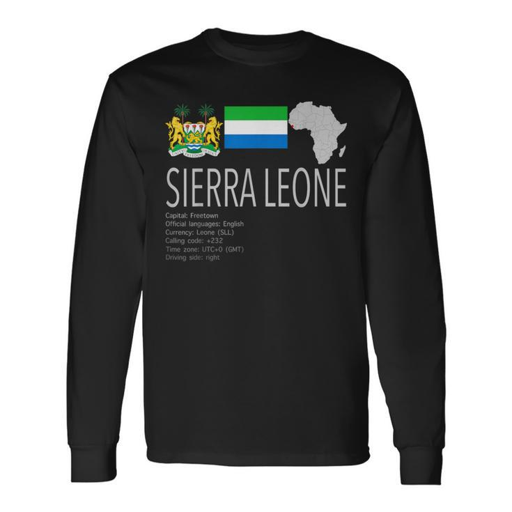 Sierra LeoneLong Sleeve T-Shirt Gifts ideas