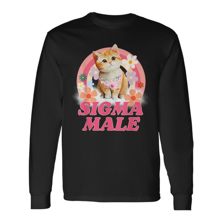 Sigma Male Cat Kitten Long Sleeve T-Shirt
