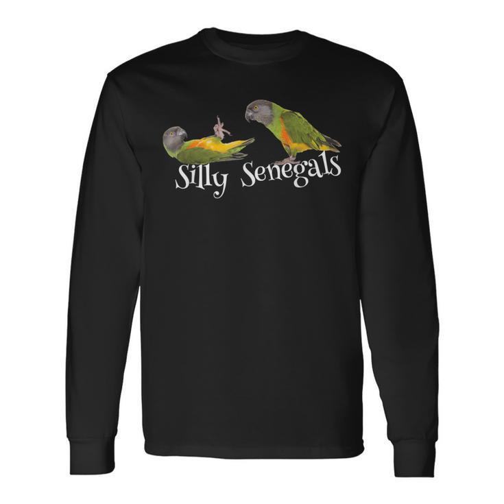 Silly Senegal Parrot Long Sleeve T-Shirt