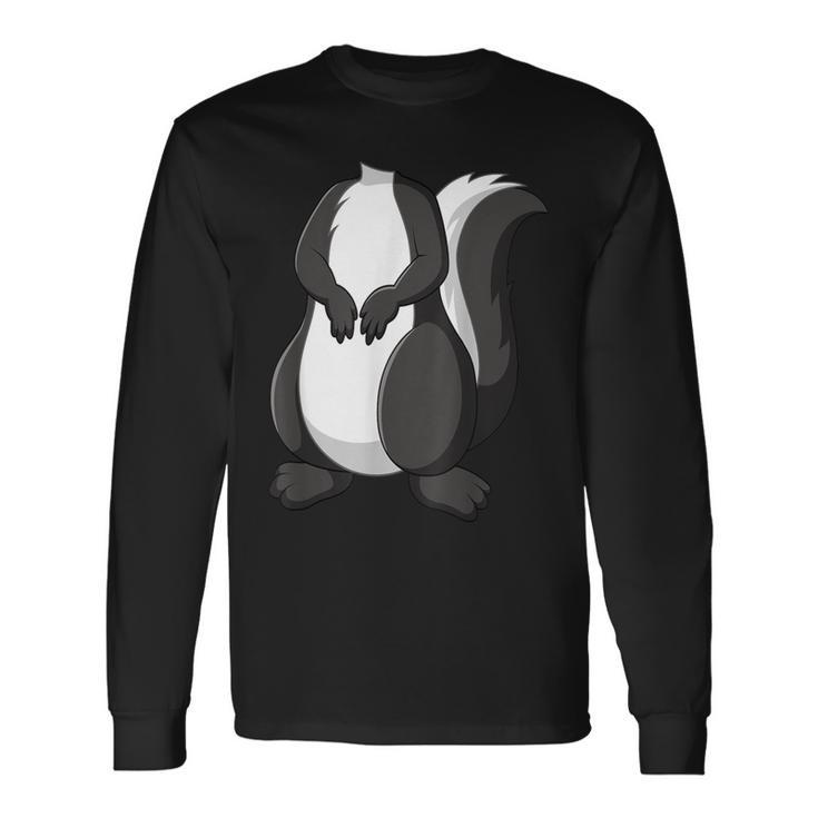 Skunk Skunk Costume Long Sleeve T-Shirt