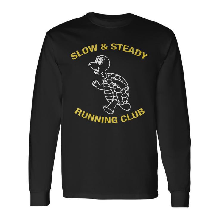 Slow & Steady Wins The Race Turtle Running Club T Long Sleeve T-Shirt