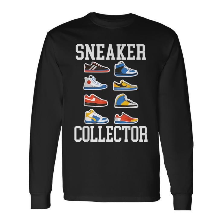 Sneaker Collector Sneakerhead Shoe Lover I Love Sneakers Long Sleeve T-Shirt