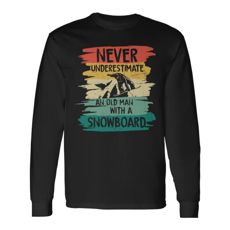 A Snowboard Long Sleeve T-Shirt