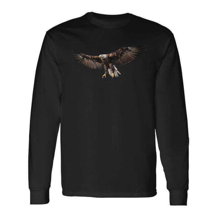 Soaring Eagle Beauty Independence American Freedom Long Sleeve T-Shirt